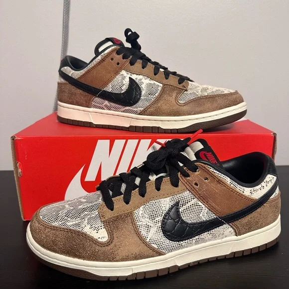Men’s Nike Dunk Low CO.JP Snakeskin - Picture 1 of 3